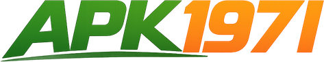 apk 1971 brand logo in coral theme